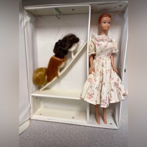 Mattel Barbie Doll Case with Pink Dress Design